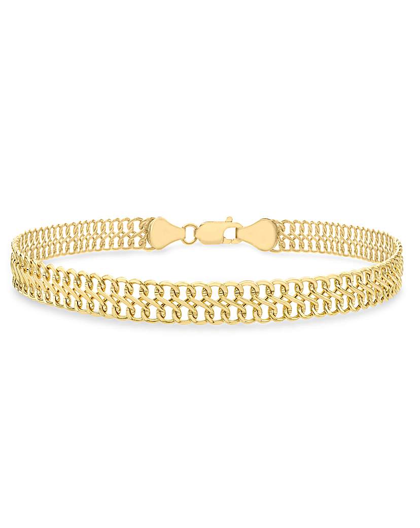 9Ct Gold Double Curb Chain