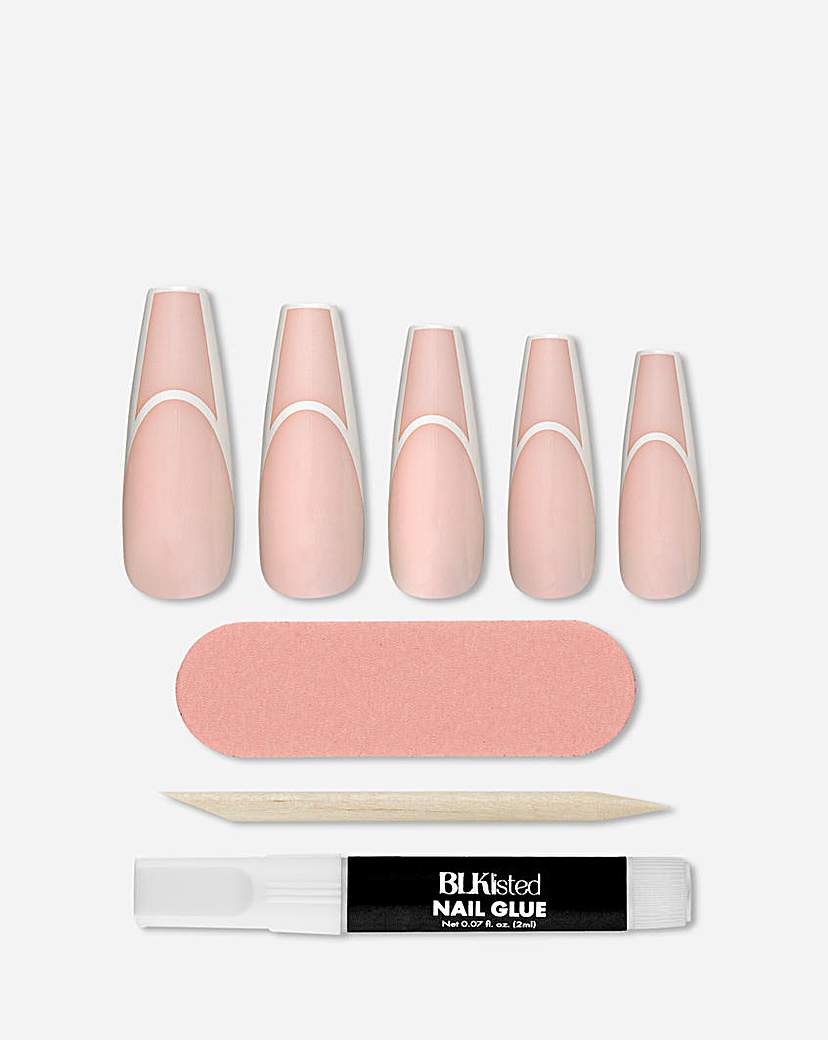 BLK Instant Acrylic Nails Nude Outline