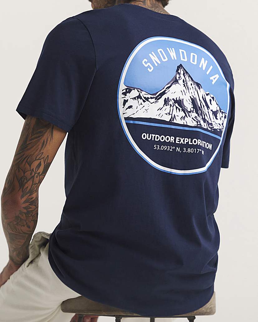 Snowdonia Graphic T-Shirt Longer Length