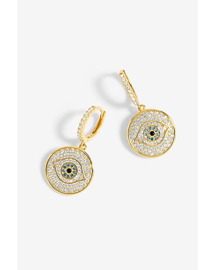 New In - Inicio Evil Eye Earrings - Gift Pouch