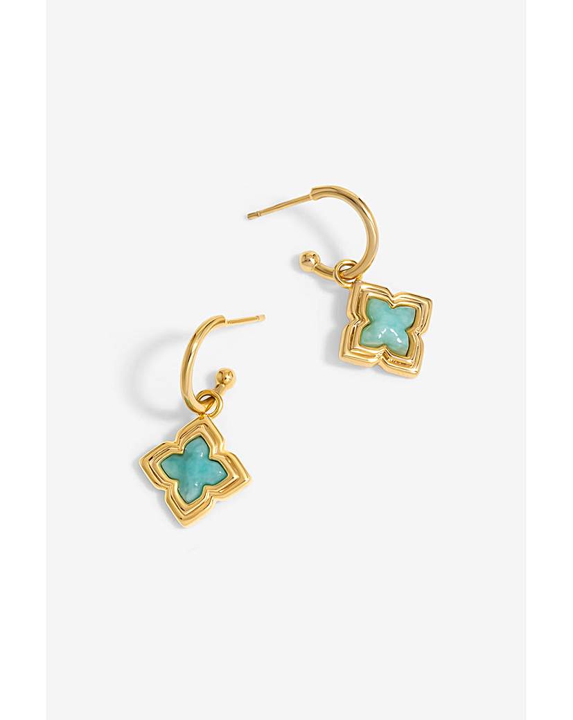 Inicio Aquamarine Earrings - Gift Pouch