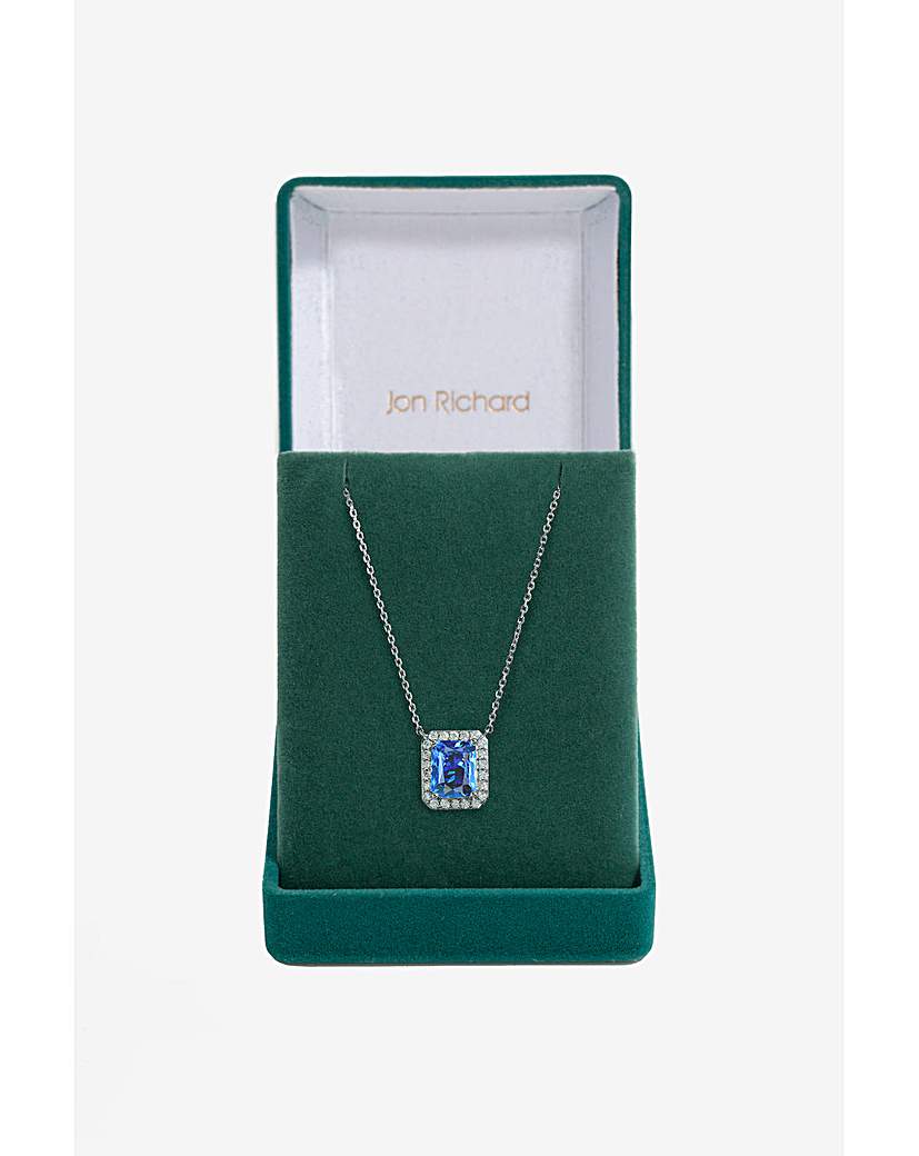 Jon Richard CZ Sapphire Pendant