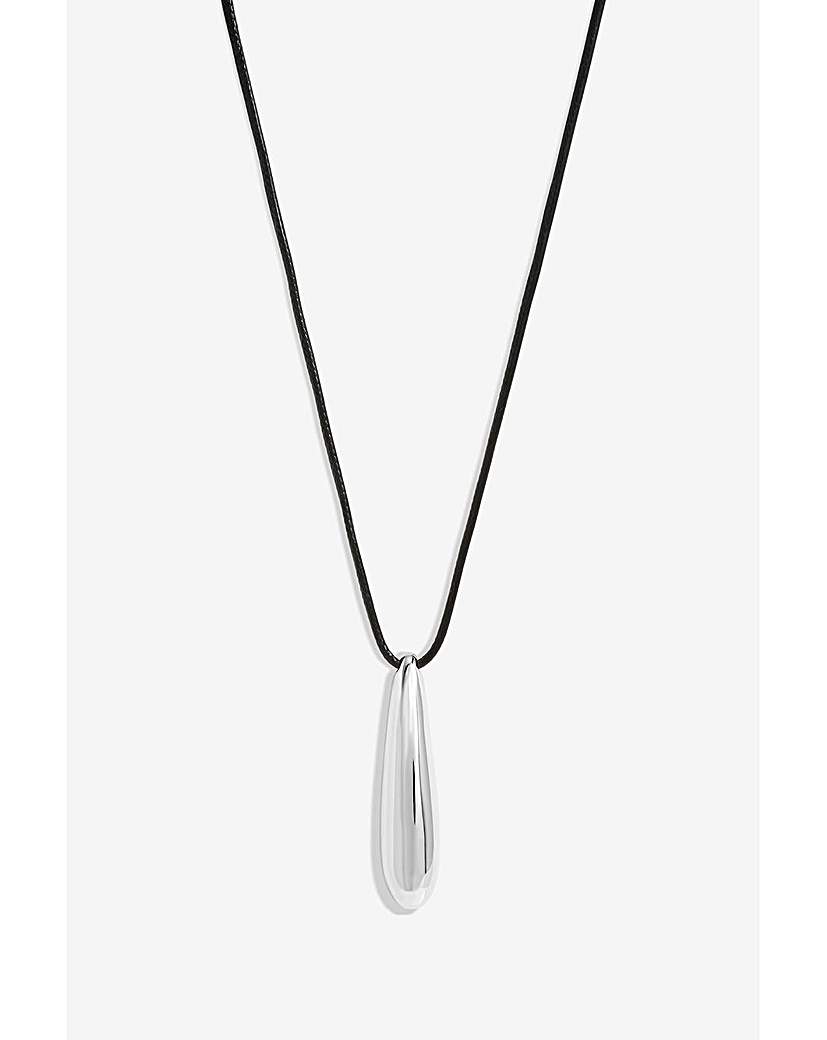 New In - Jon Richard Teardrop Cord Necklace