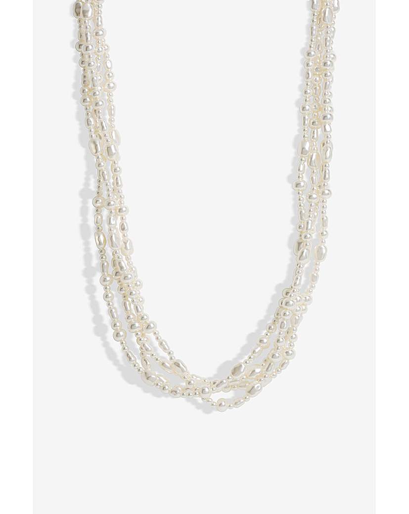 New In - Jon Richard Semi Precious Row Necklace