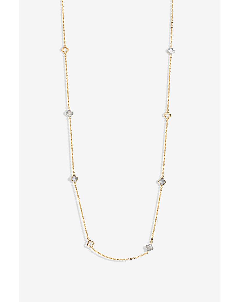 Jon Richard Long Clover Necklace