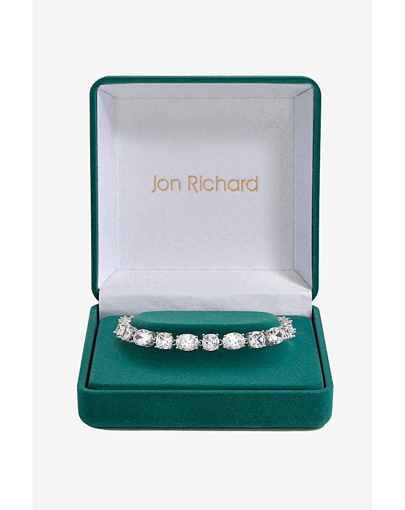 New In - Jon Richard CZ Mixed Stone Bracelet