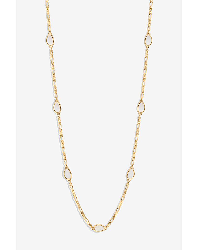 New In - Jon Richard Chain Shell Station Necklace