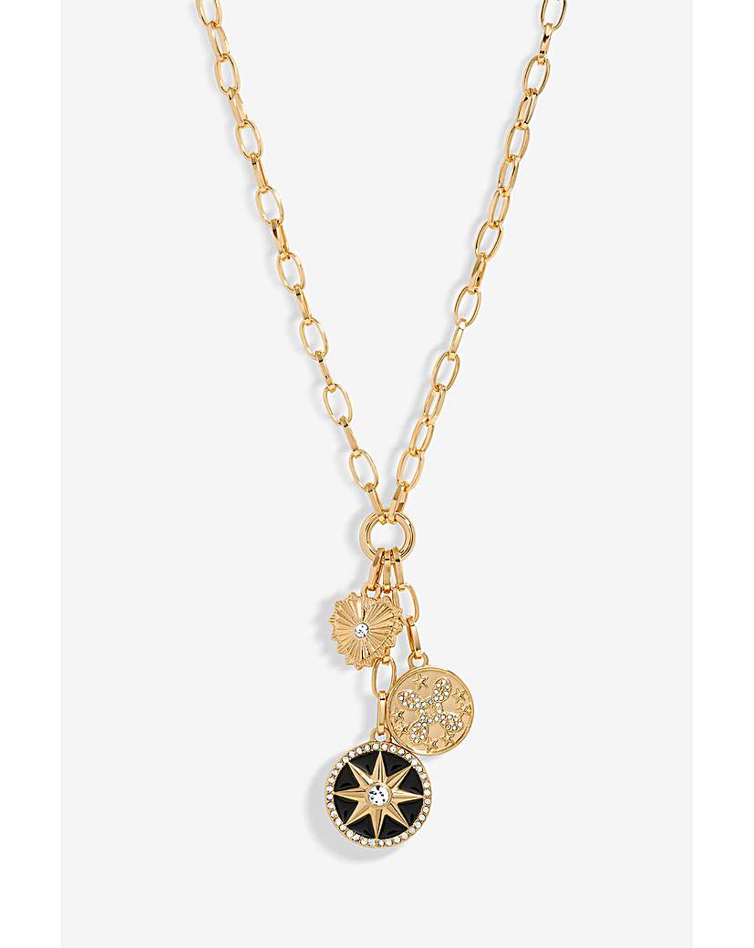 New In - Mood Black Celestial Charm Pendant