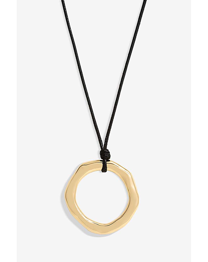 Mood Molten Ring Cord Pendant