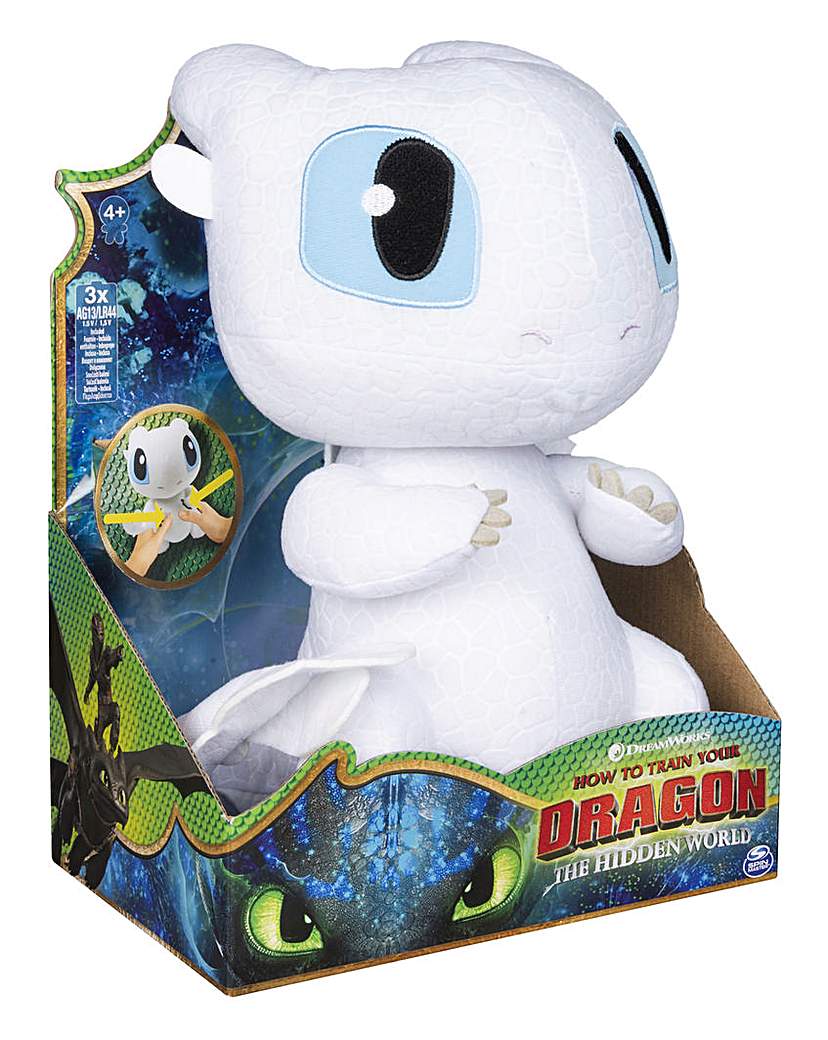 Image of Dragons Squeeze & Growl Plush Lightfury