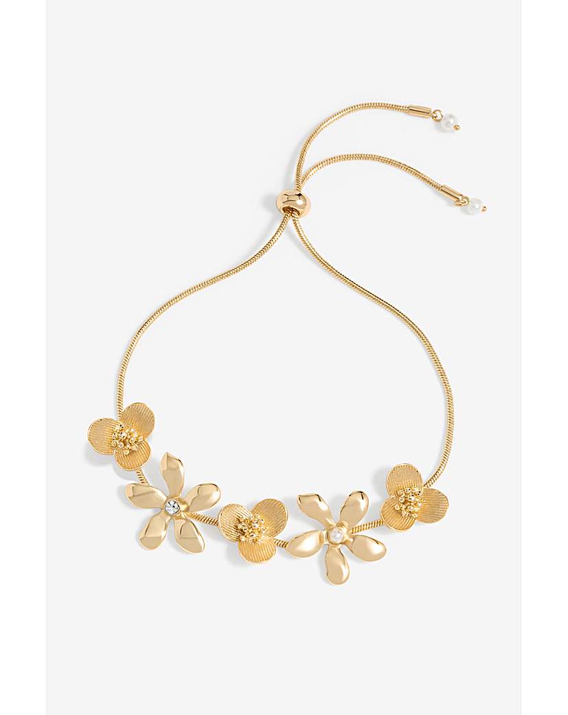 New In - Mood Mixed Flower Toggle Bracelet