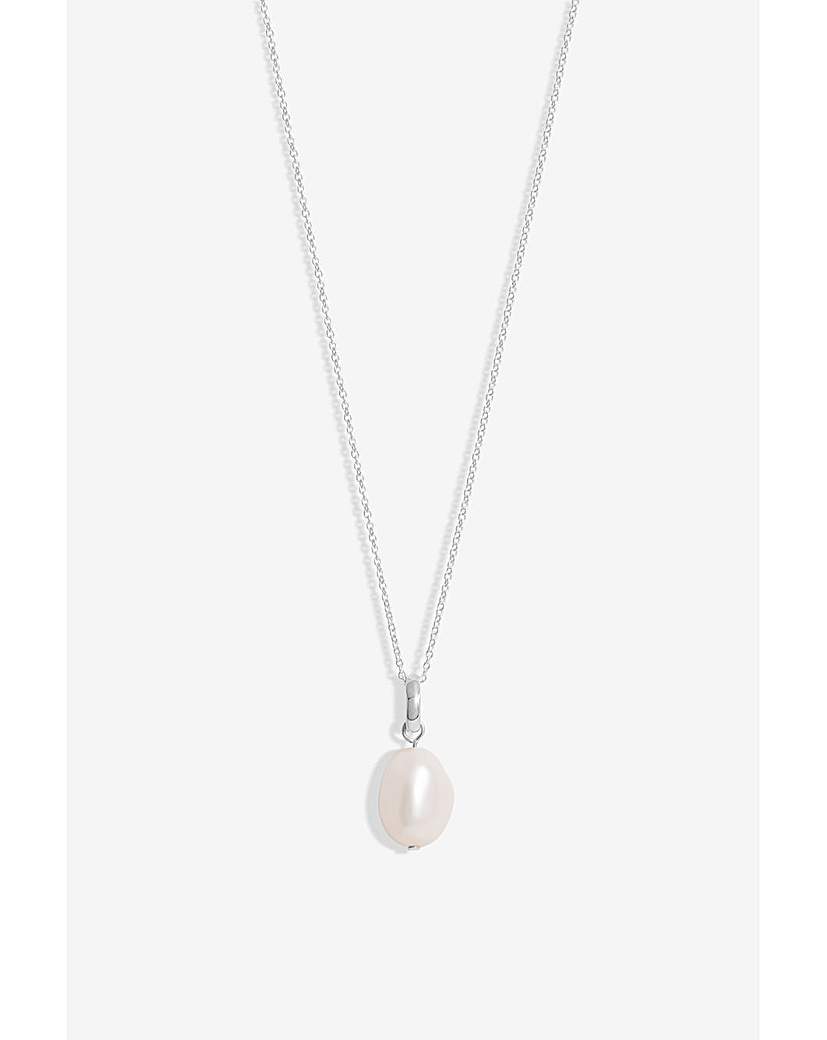 Simply Silver 925 Pearl Pendant