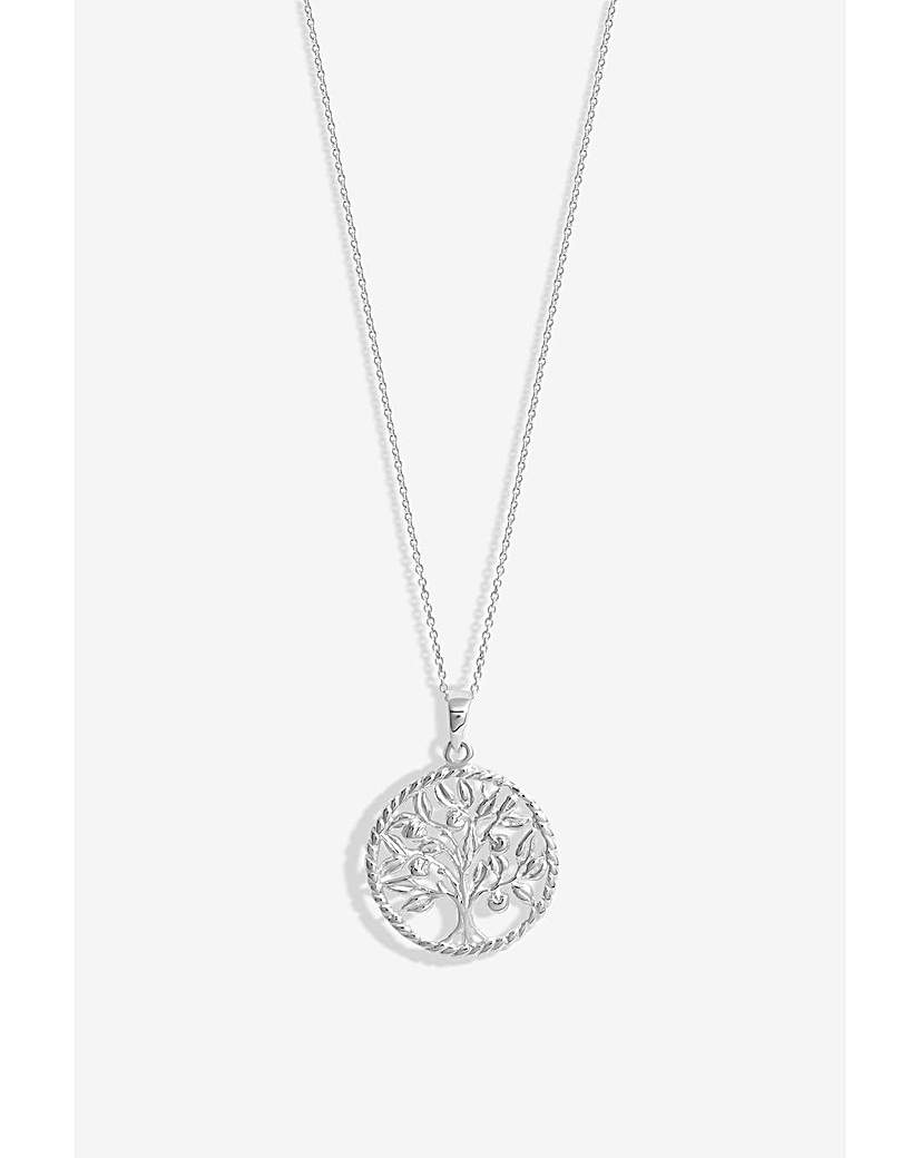 New In - Simply Silver Tree Of Love Pendant