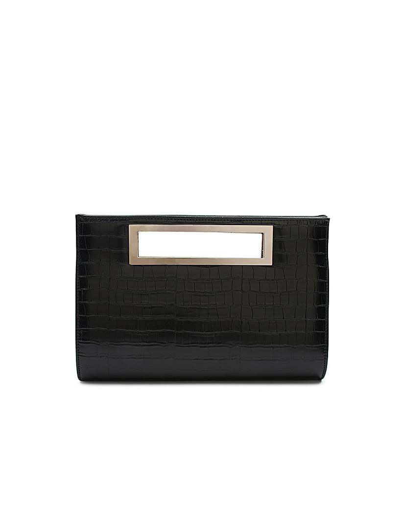 Paradox London Delma Raffia Clutch Bag