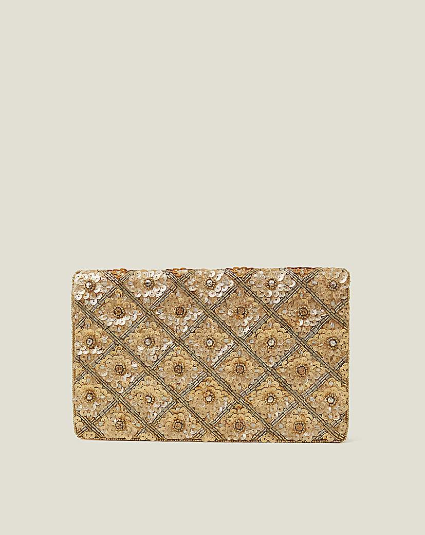 New In - Accessorize Embellished Clutch Bag