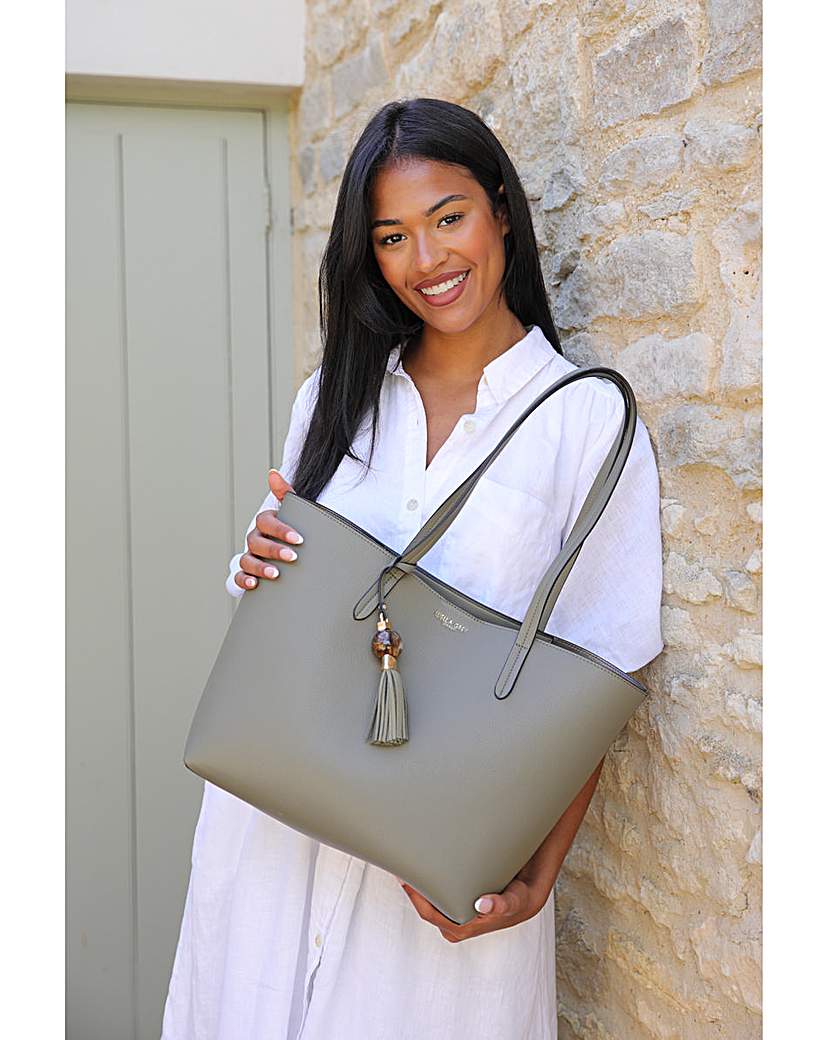 New In - Luella Grey Benny Sage Tote & Pouch