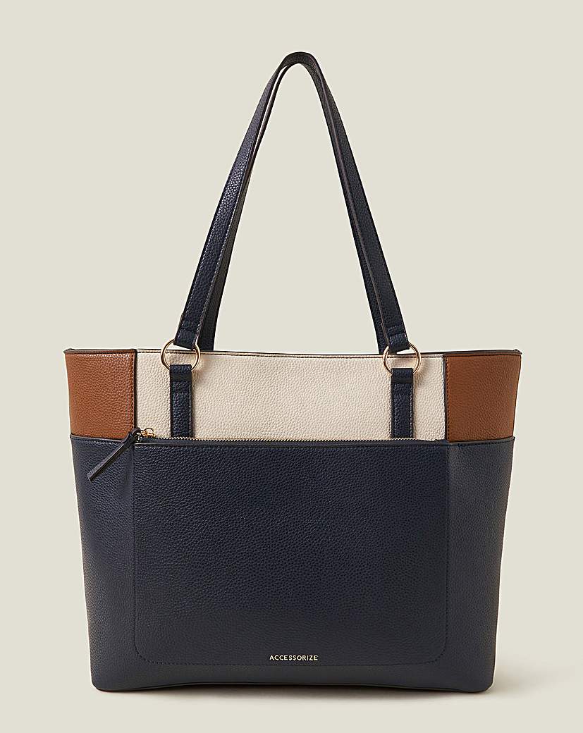 New In - Accessorize Claire Colourblock Tote