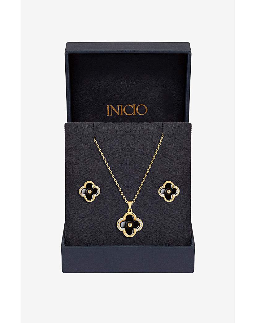 Inicio Enamel Clover Set - Gift Boxed