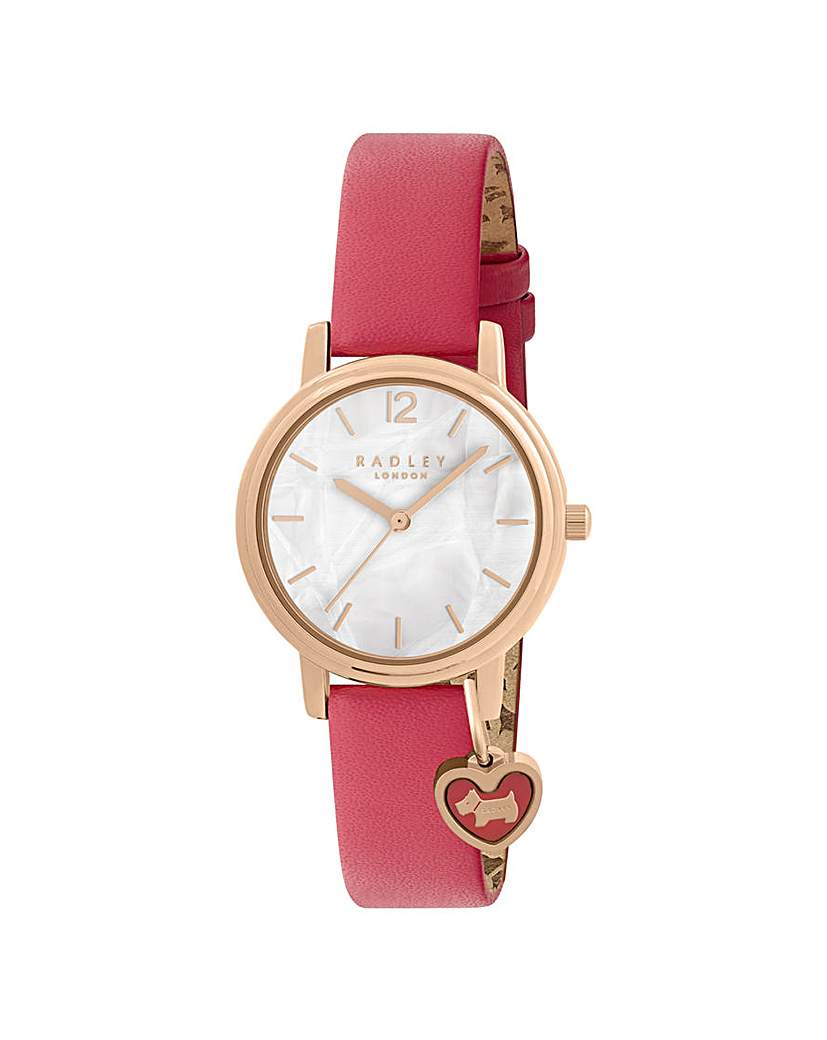 New In - Radley Gold Plated Pink Leather Watch