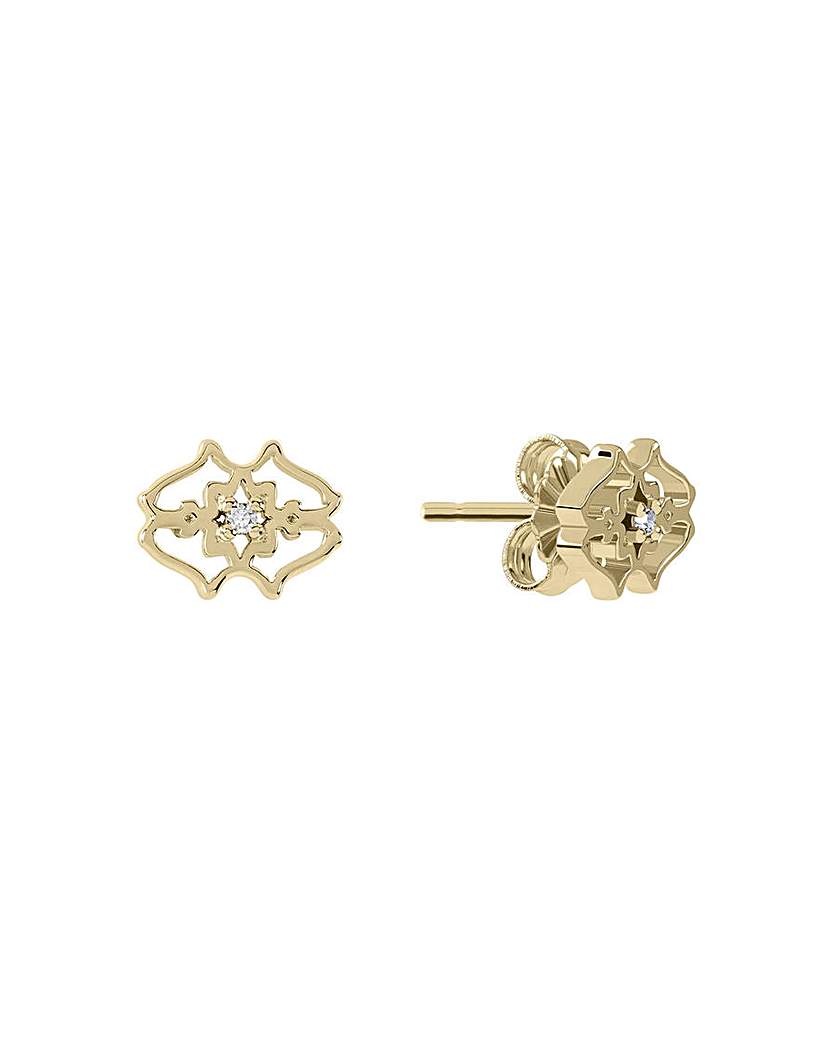 New In - Radley 18ct Gold Plated Stud Earrings