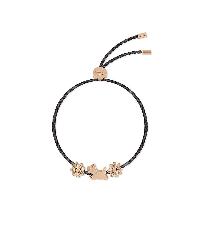 New In - Radley Rose Gold Plated Cord Bracelet