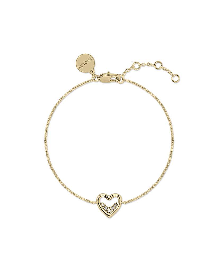 New In - Radley 18ct Gold Plated Heart Bracelet