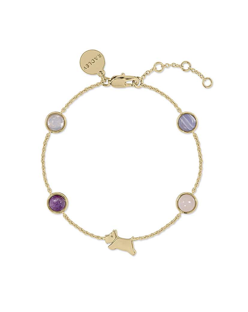 New In - Radley 18ct Gold Plated Stone Bracelet