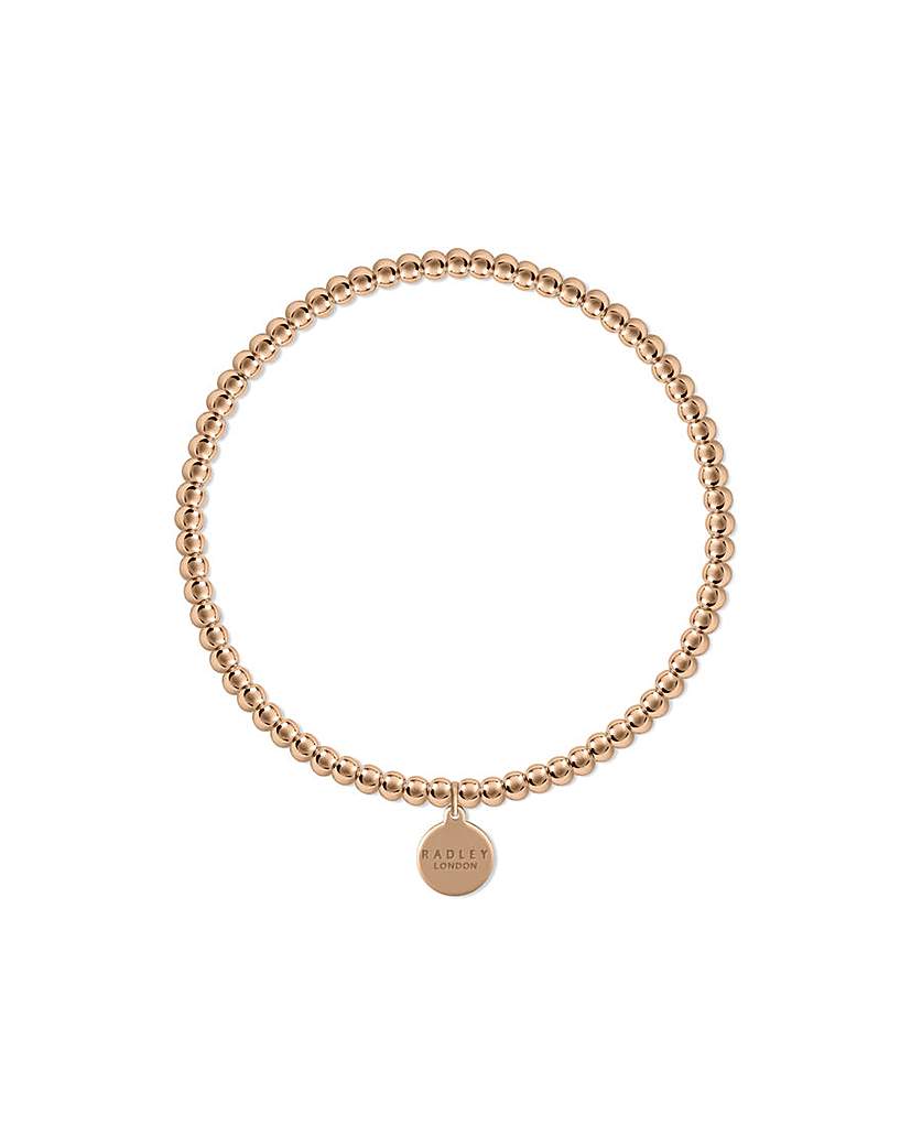 New In - Radley Rose Gold Plated Bead Bracelet