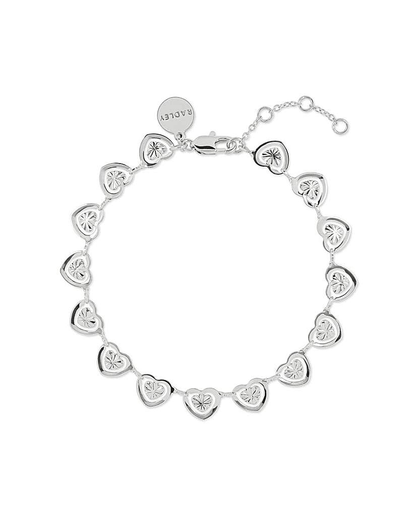 New In - Radley Silver Plated Heart Bracelet