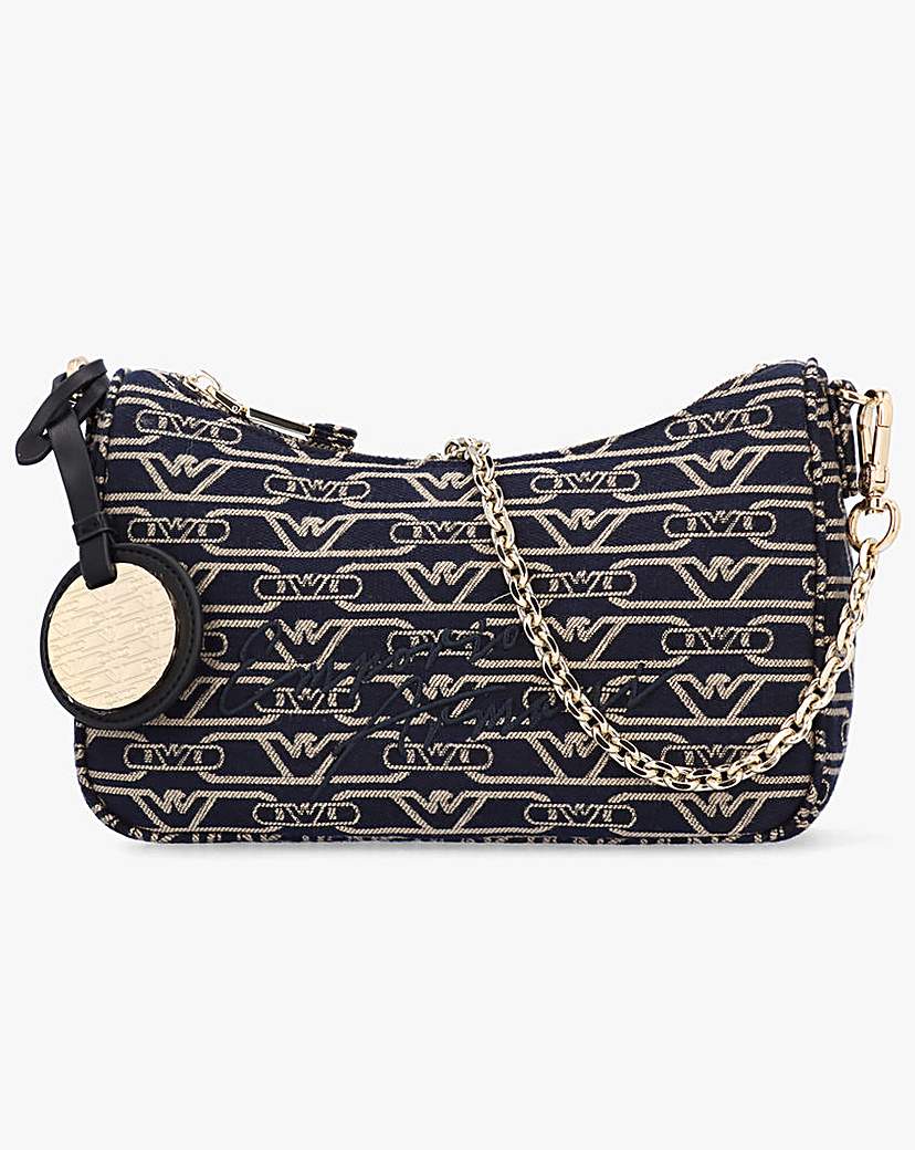 Emporio Armani Canvas Jacquard Baguette