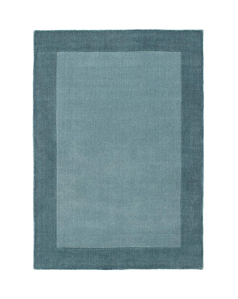 Origins Duck Egg Borders Wool Rug 120X170