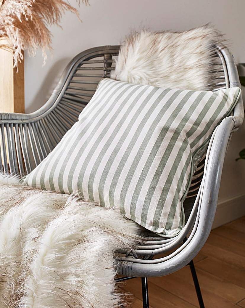 Stripe Reversible Cushion