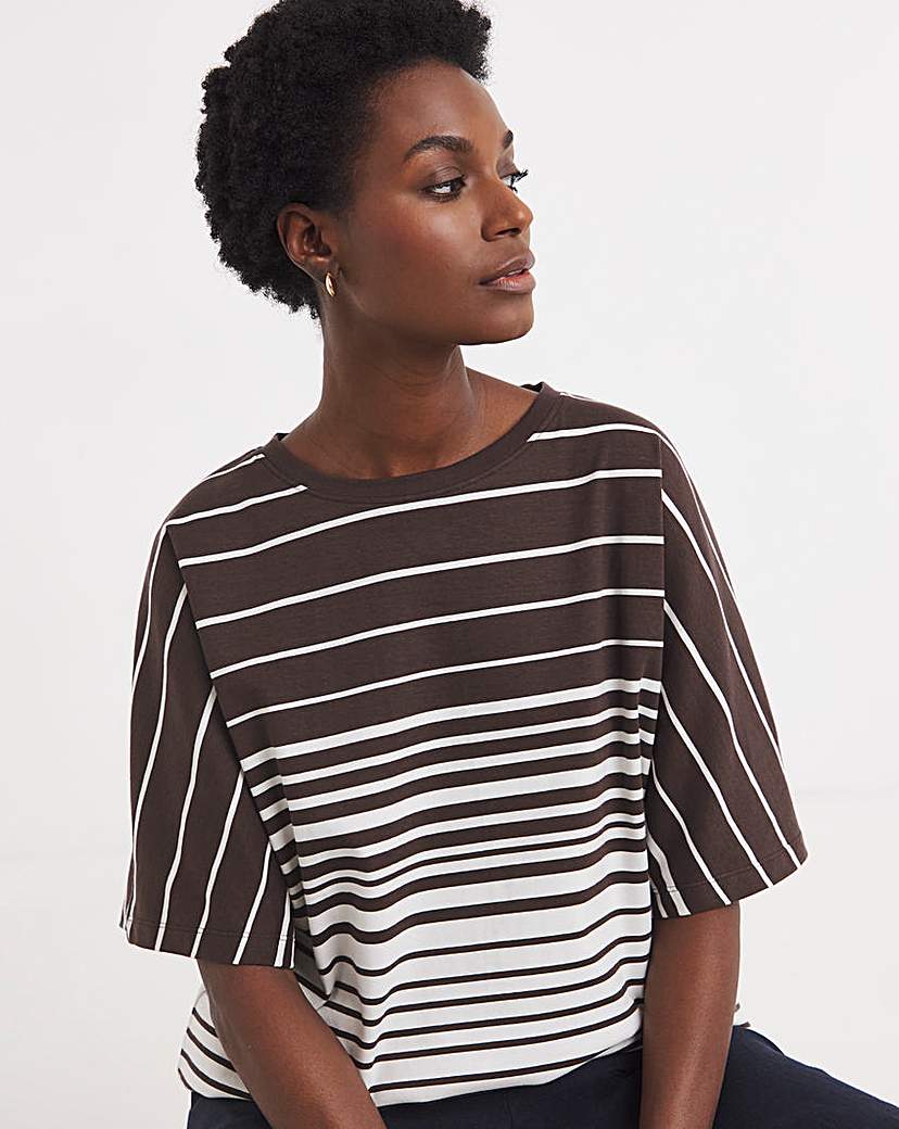 Anthology Stripe Batwing Top