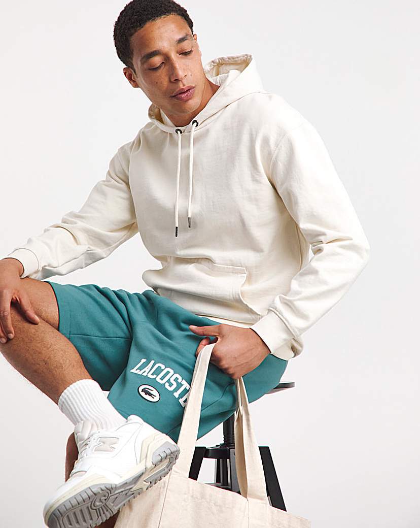 Lacoste Logo Teal Green Sweat Shorts