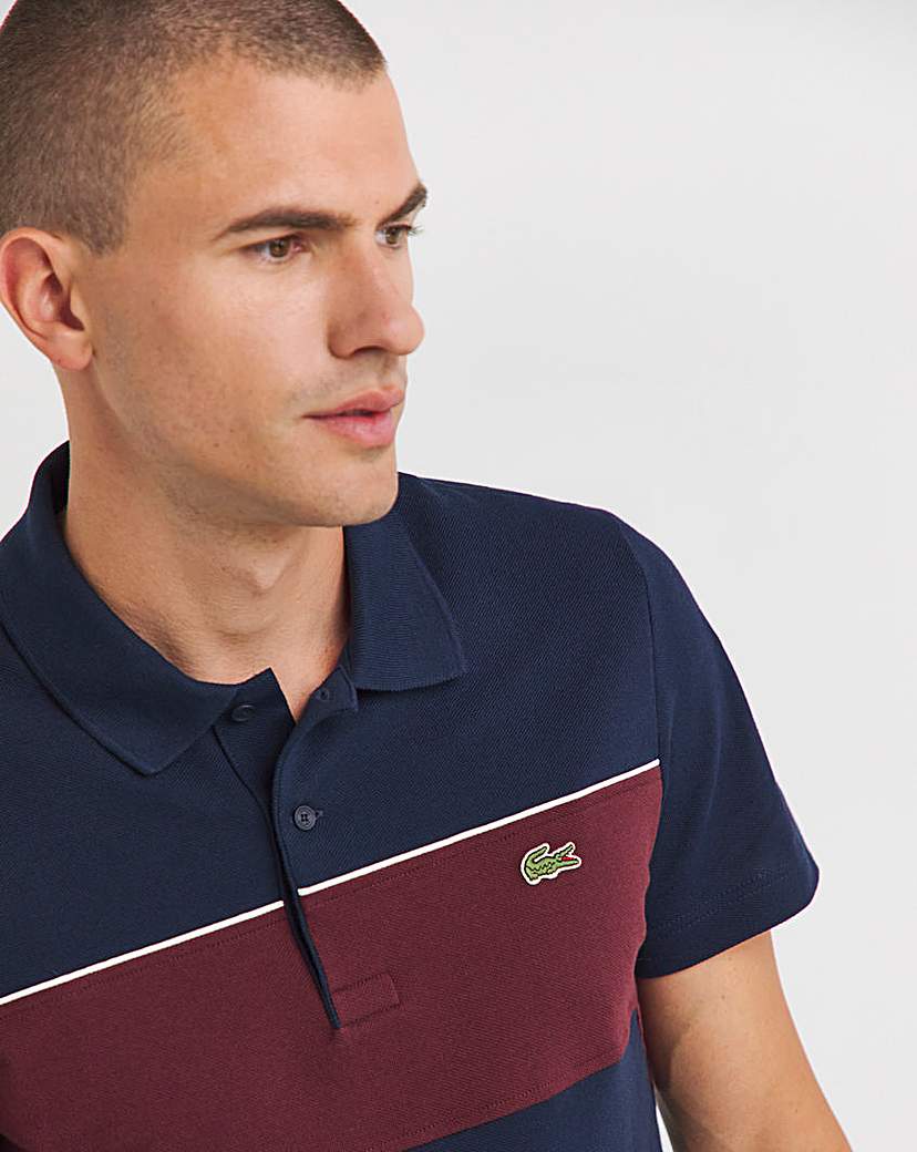 Lacoste Short Sleeve Colourblock Polo