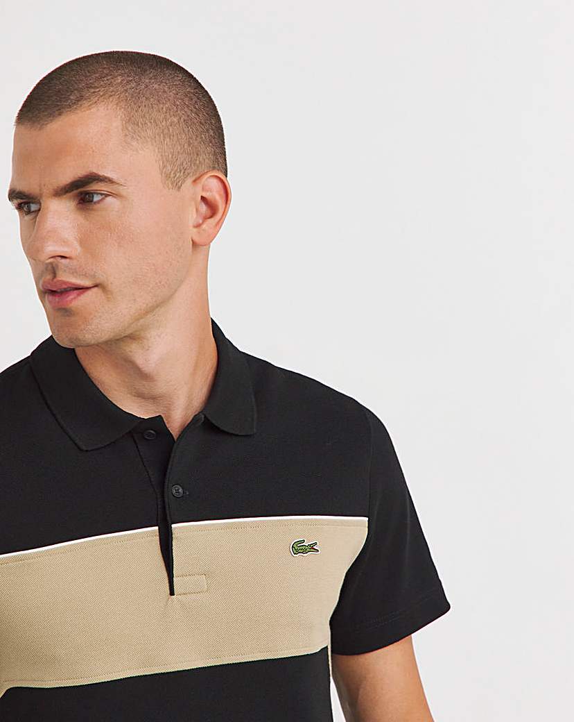 Lacoste Short Sleeve Colourblock Polo