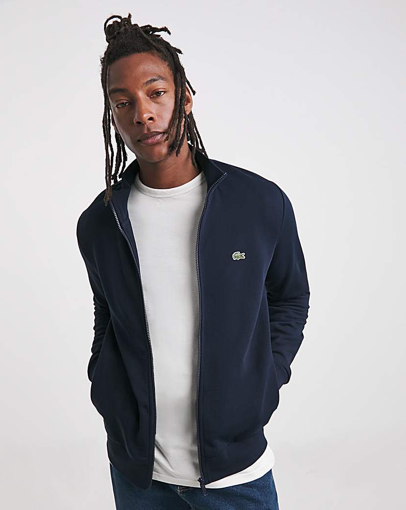 Lacoste Navy Full Zip Sweatshirt