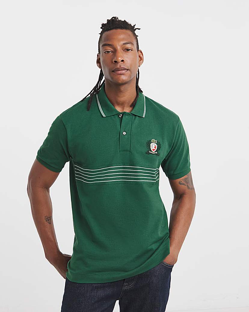 New In - Lacoste Tennis Embroidered Polo - Dark Green