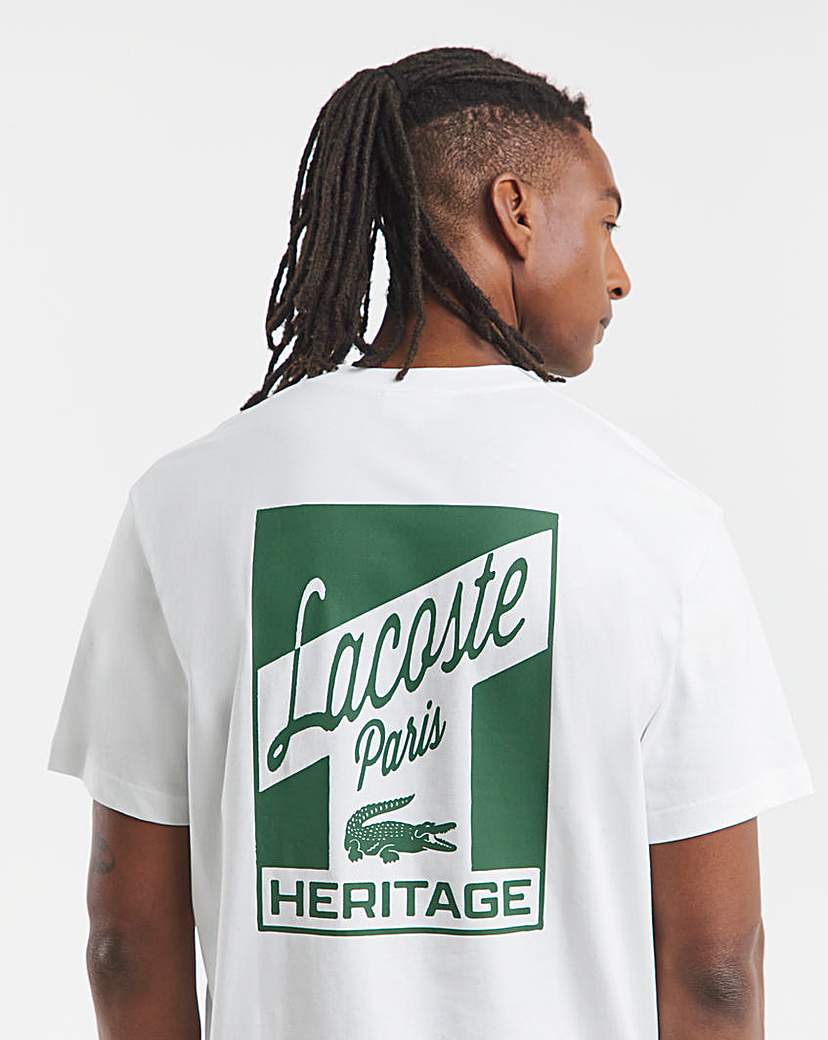 New In - Lacoste Back Graphic T-Shirt