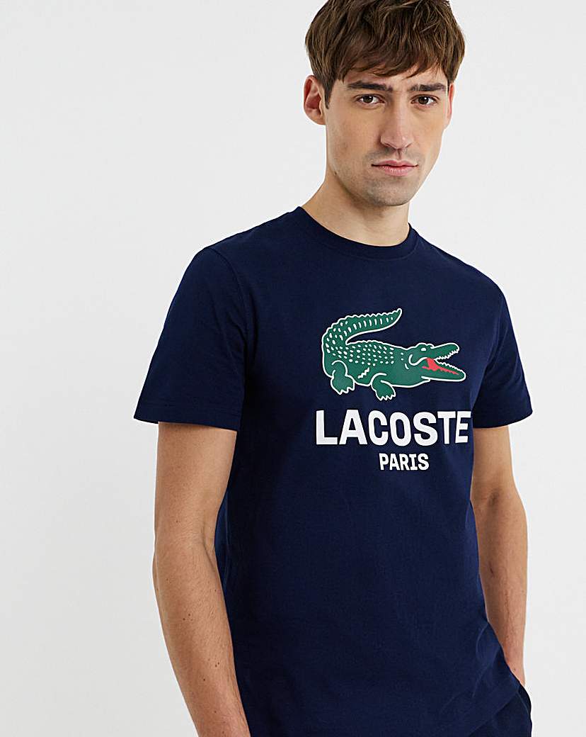 Lacoste Men's T-Shirt - Navy - 2XL