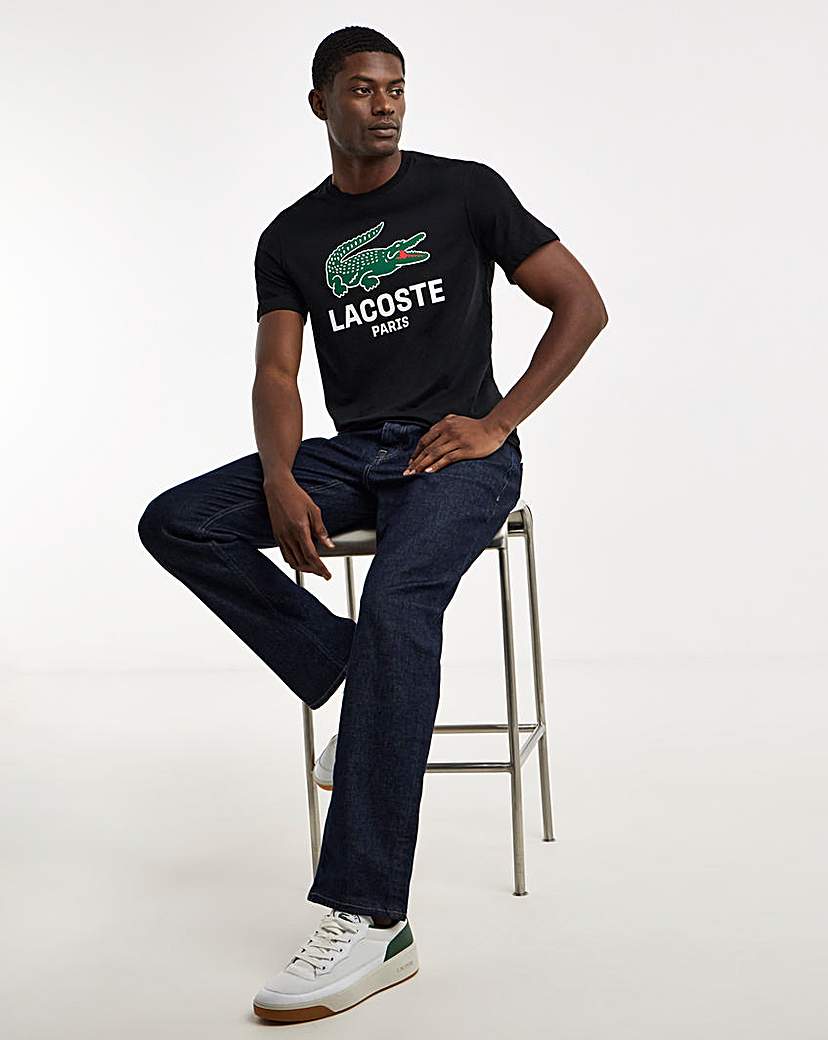 Lacoste Croc T-Shirt - Black