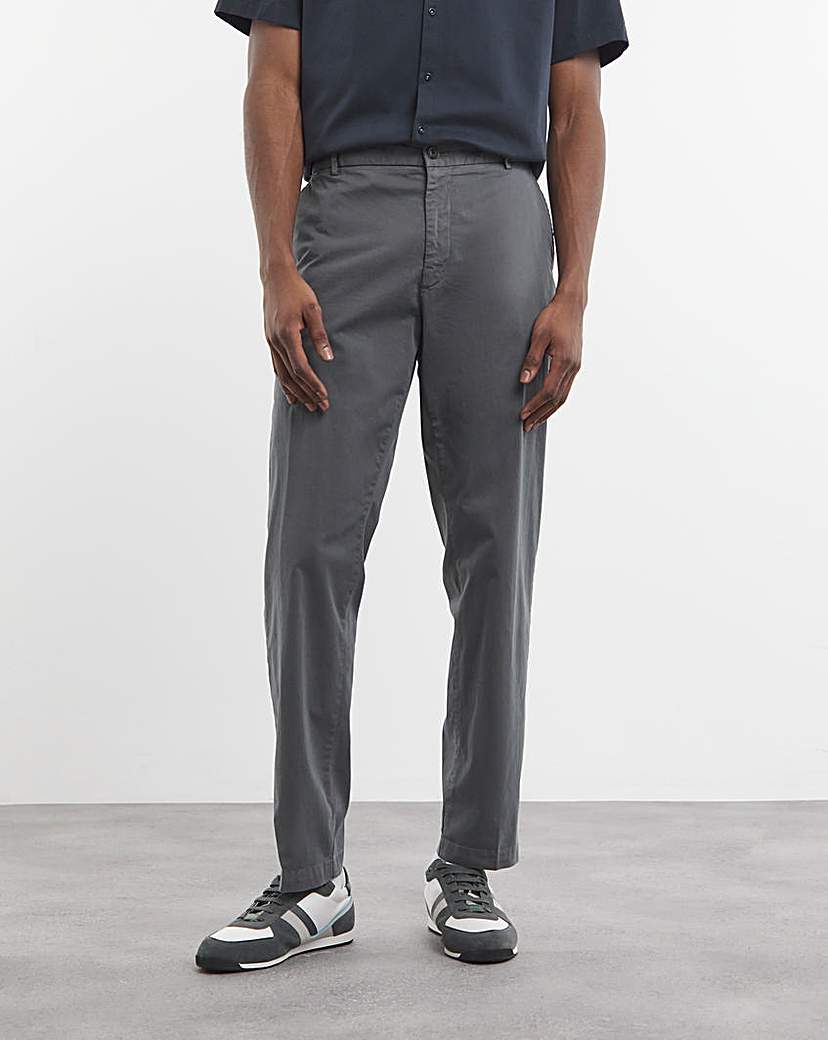 BOSS Classic Grey Chino Trouser Reg