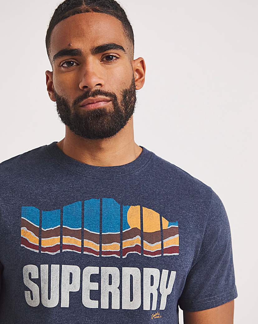 superdry vintage great outdoors t-shirt