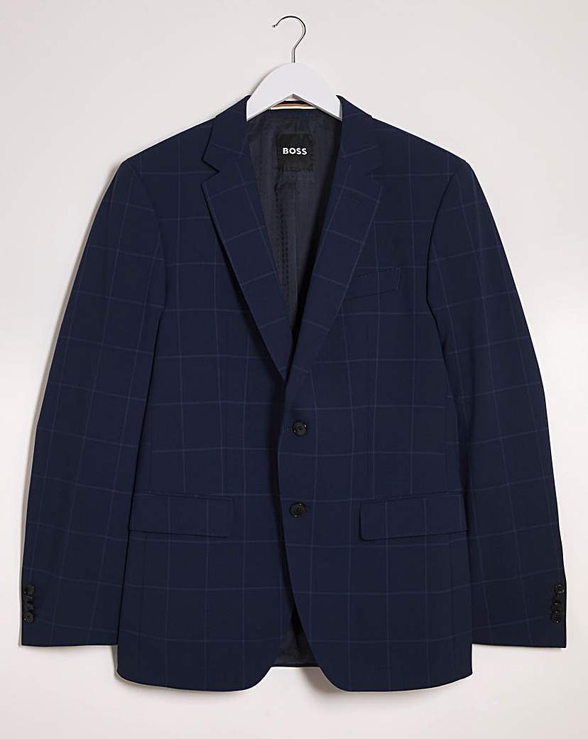 BOSS Slim Fit Check Suit Jacket