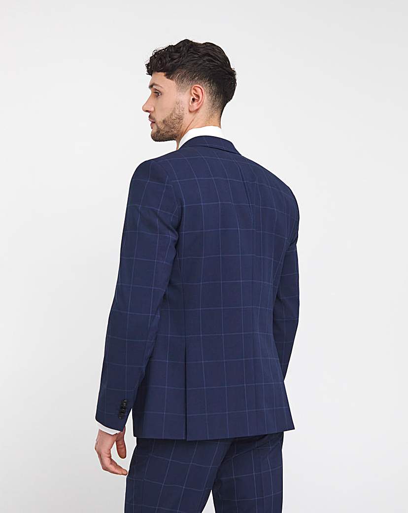 BOSS Slim Fit Check Suit Jacket