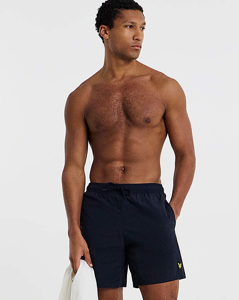 Lyle & Scott Dark Navy Plain Swim Short - Extra Large