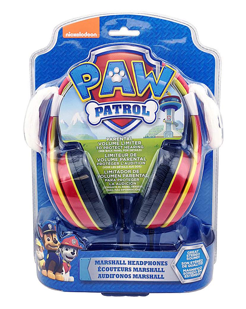 Image of Paw Patrol Marshall Headphones with Ears