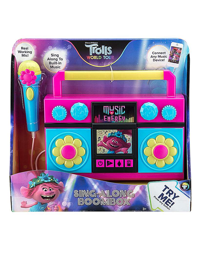 Image of Trolls World Tour Sing-Along Boombox