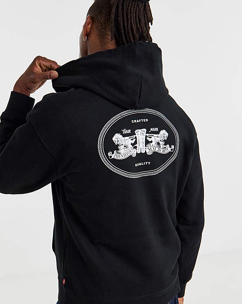 New In - Levi's Relaxed Fit Back Graphic Hoodie