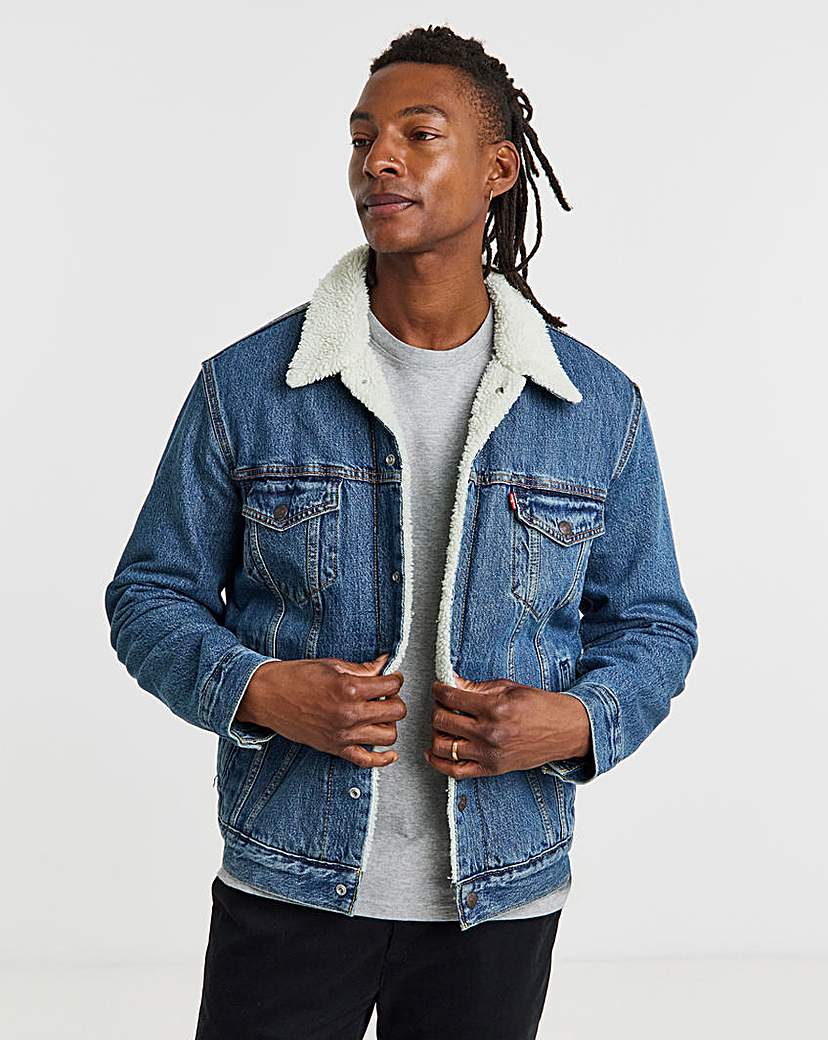 New In - Levi's Sherpa Denim Trusket Jacket